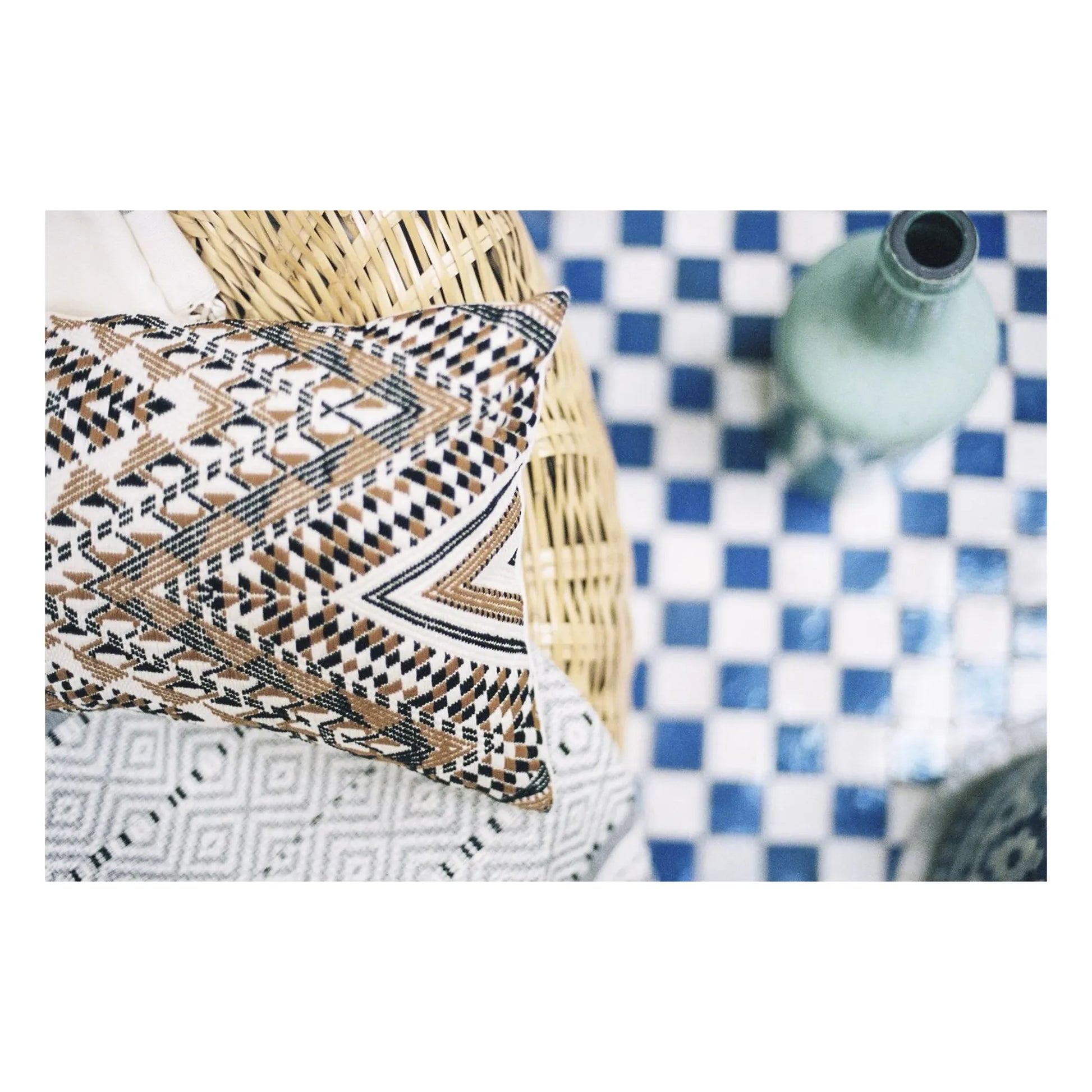 Coutume - Rios Rectangular Cushion | Hazel