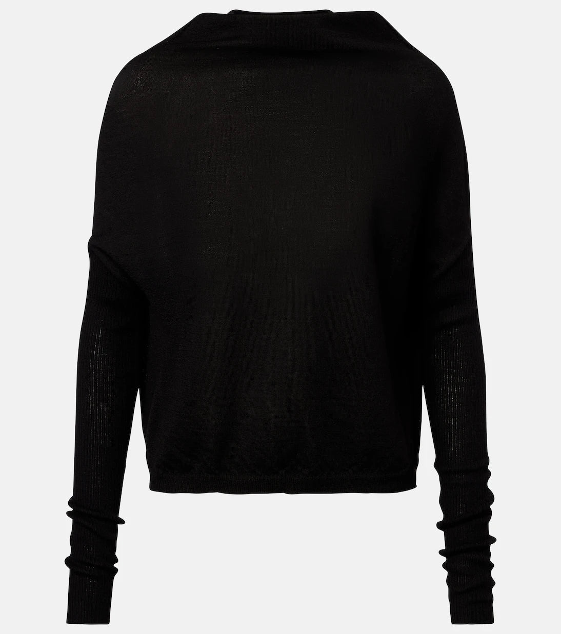 Rick Owens - Crater draped virgin wool sweater