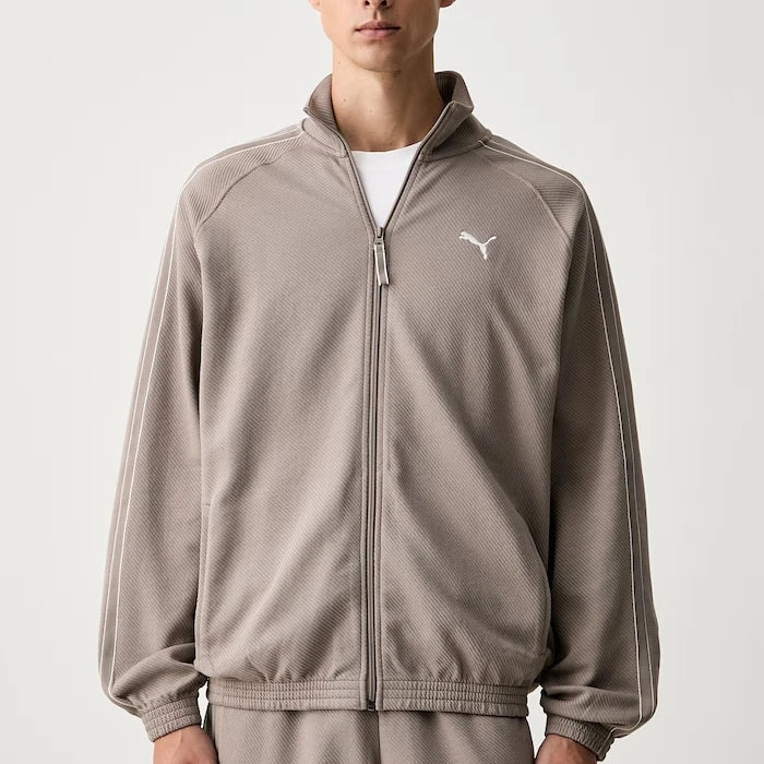 Puma fermuarlı erkek pamuklu CLASS sweatshirt
