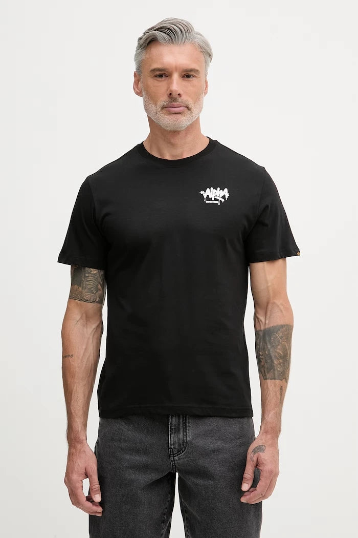 Alpha Industries тениска мъжка от памук Signature