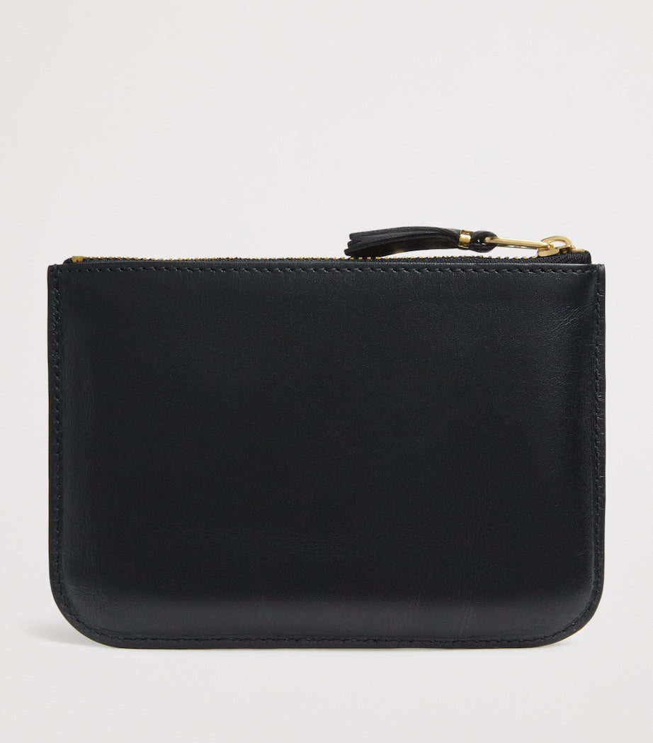 Comme Des Garçons Wallet Medium Leather Logo Wallet