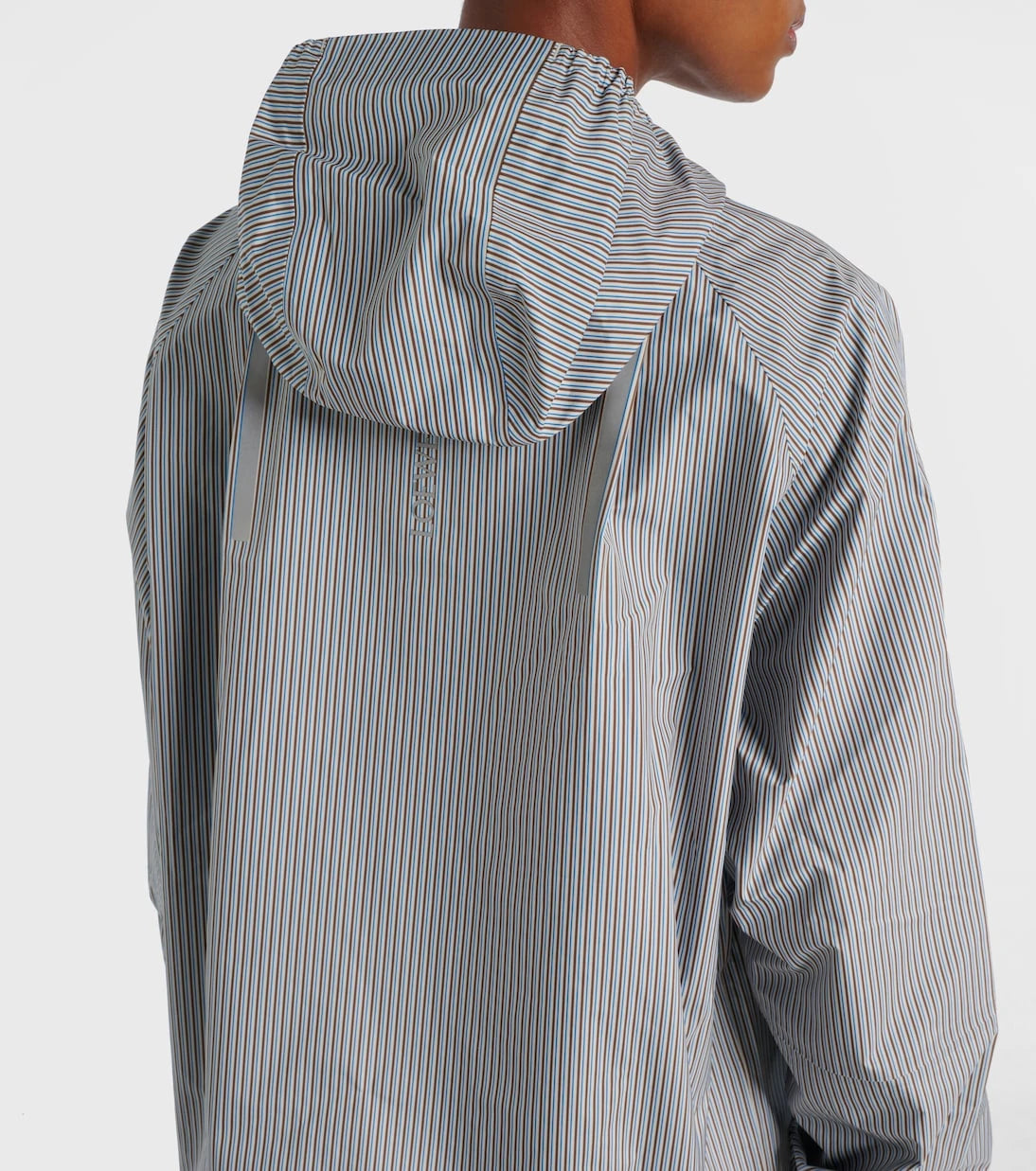 Loewe - x On Storm striped half-zip jacket