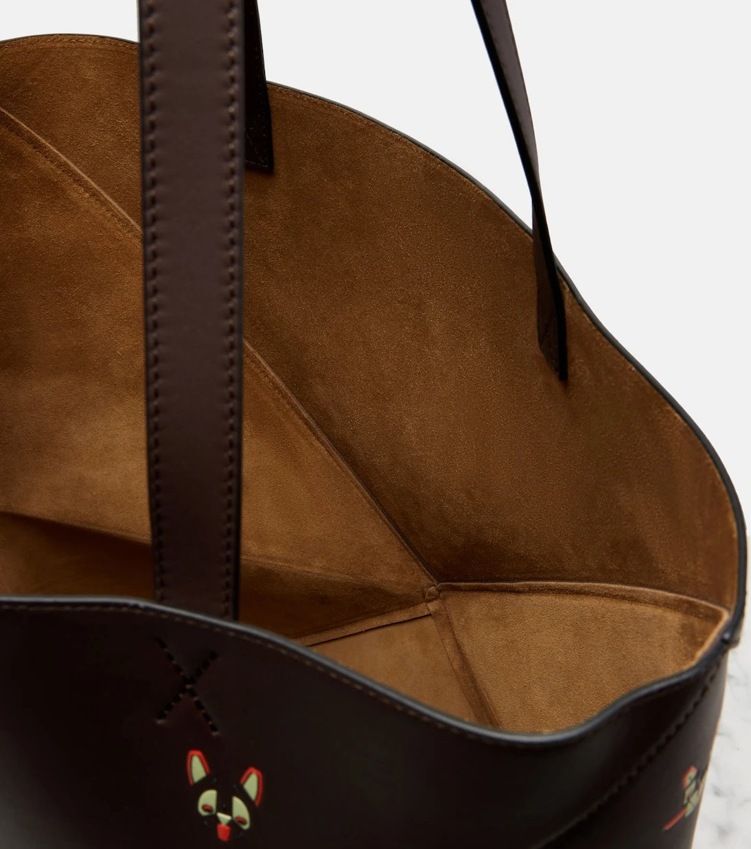 Loewe - x Louis Wain Puzzle Fold Cats leather tote bag