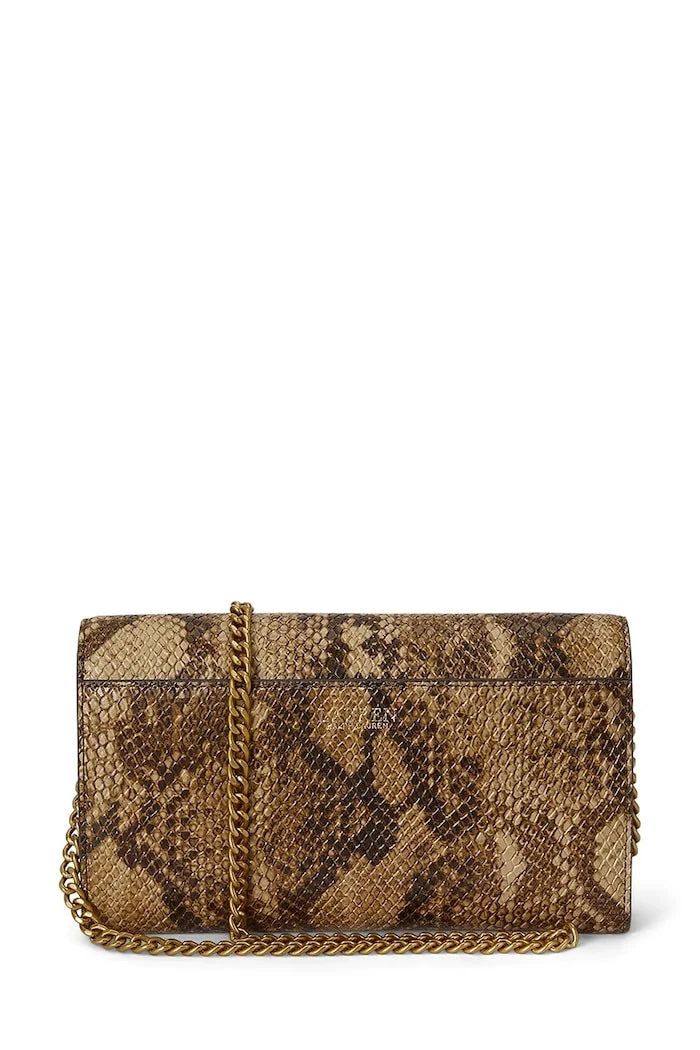 Lauren Ralph Lauren kadın deri crossbody çanta