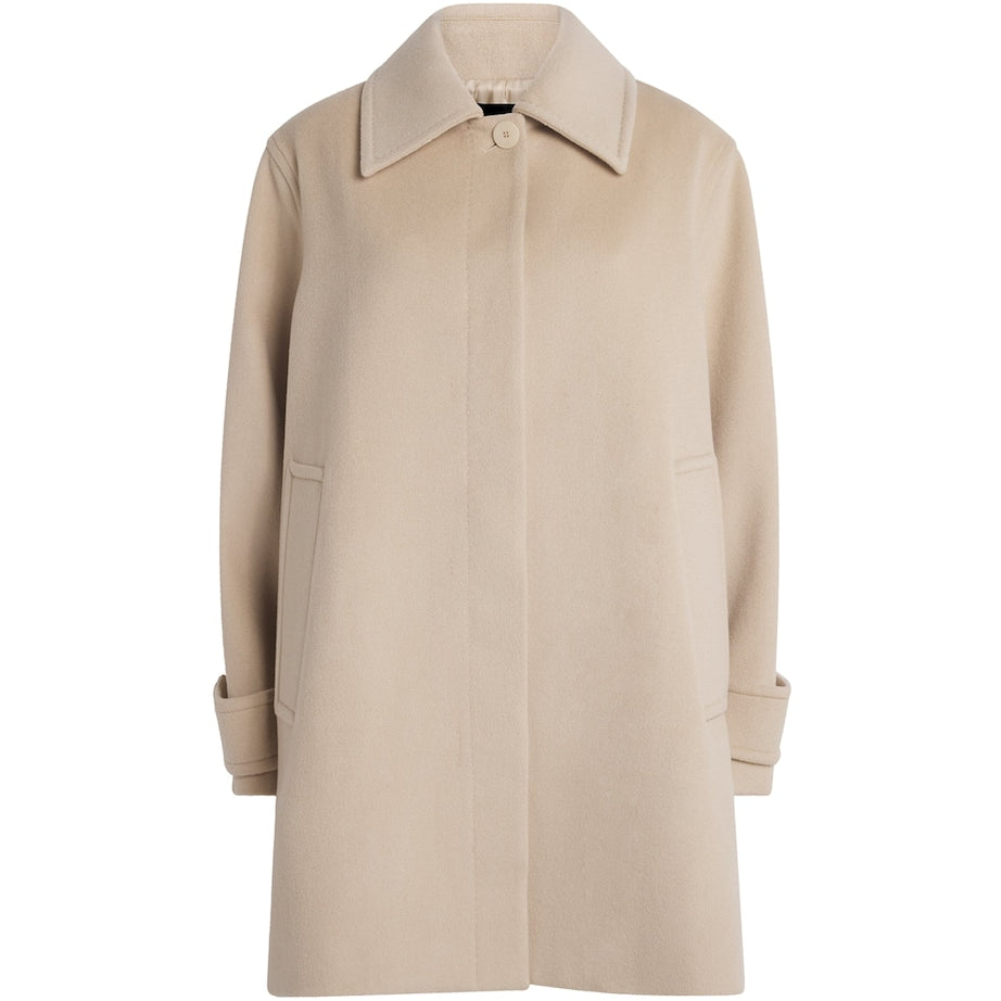 Beige Wool-Cashmere Loti Coat