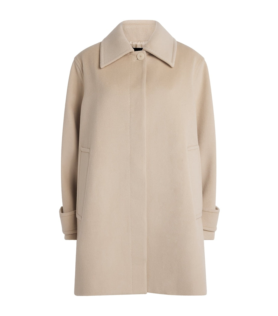 Beige Wool-Cashmere Loti Coat