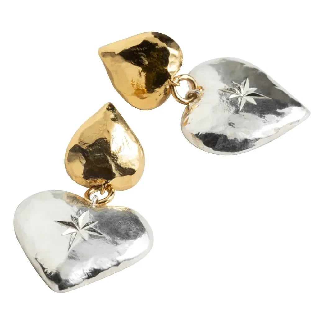 Louise Damas - Boucles La Double | Gold/Silver
