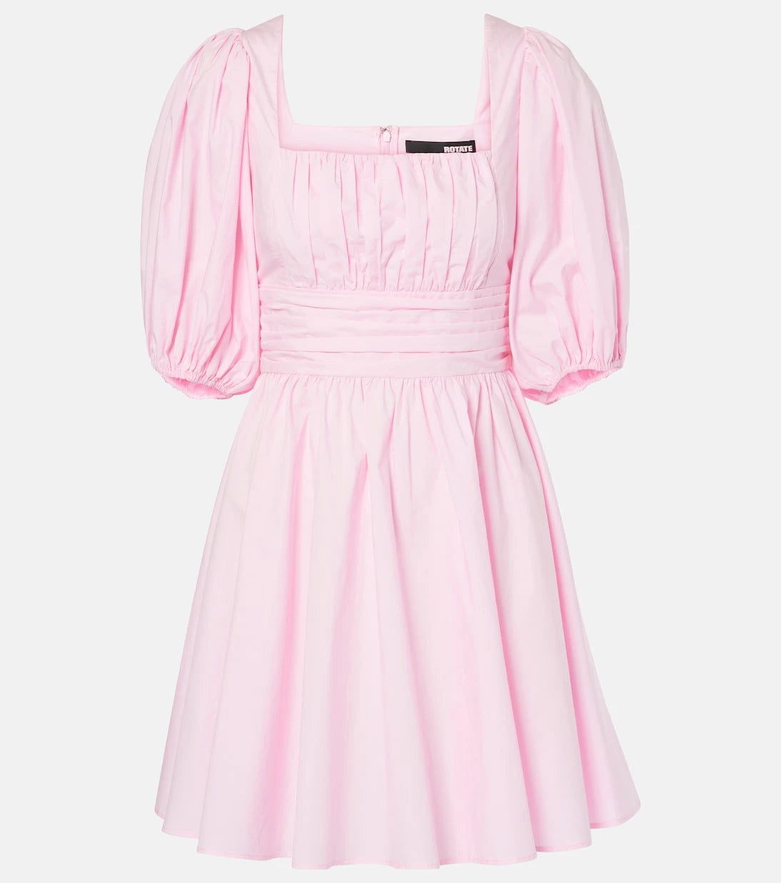 Rotate - Puff-sleeve cotton minidress