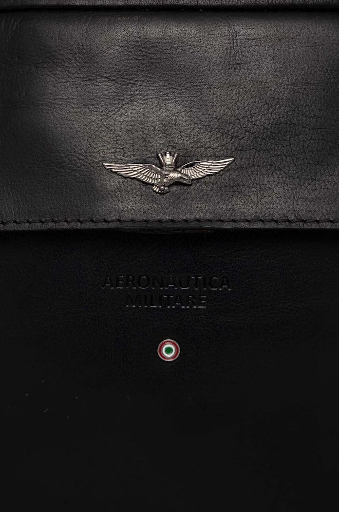 Aeronautica Militare Deri Omuz Çantası