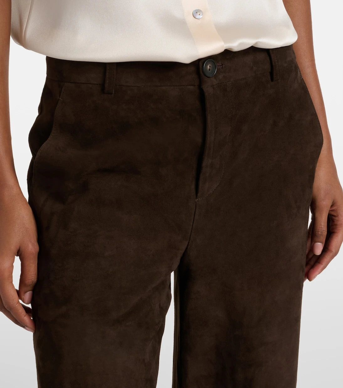 Vince - Leather straight pants