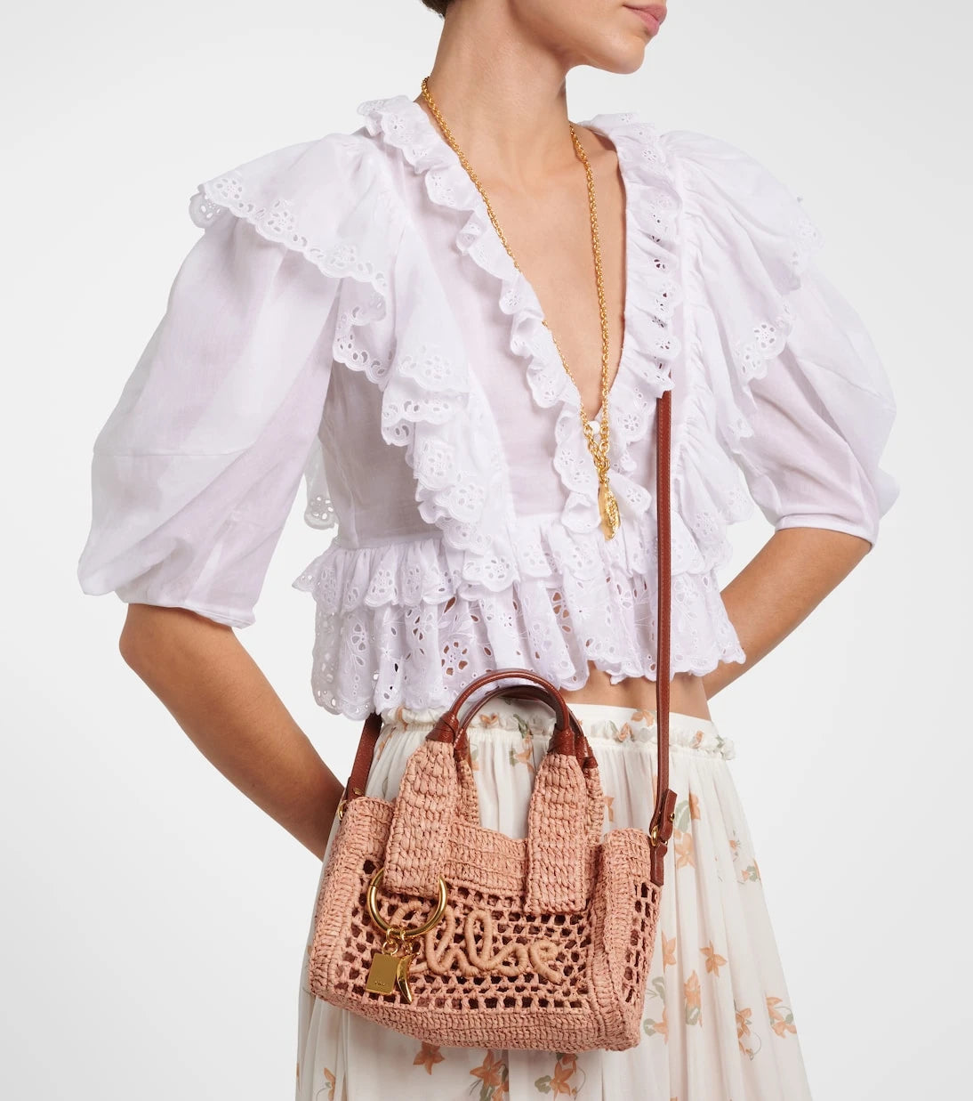Chloé - Summer Banana E/W Mini top-handle bag