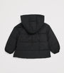 Balmain Kids Hooded Label-Detail Puffer Jacket (8-14 Years)