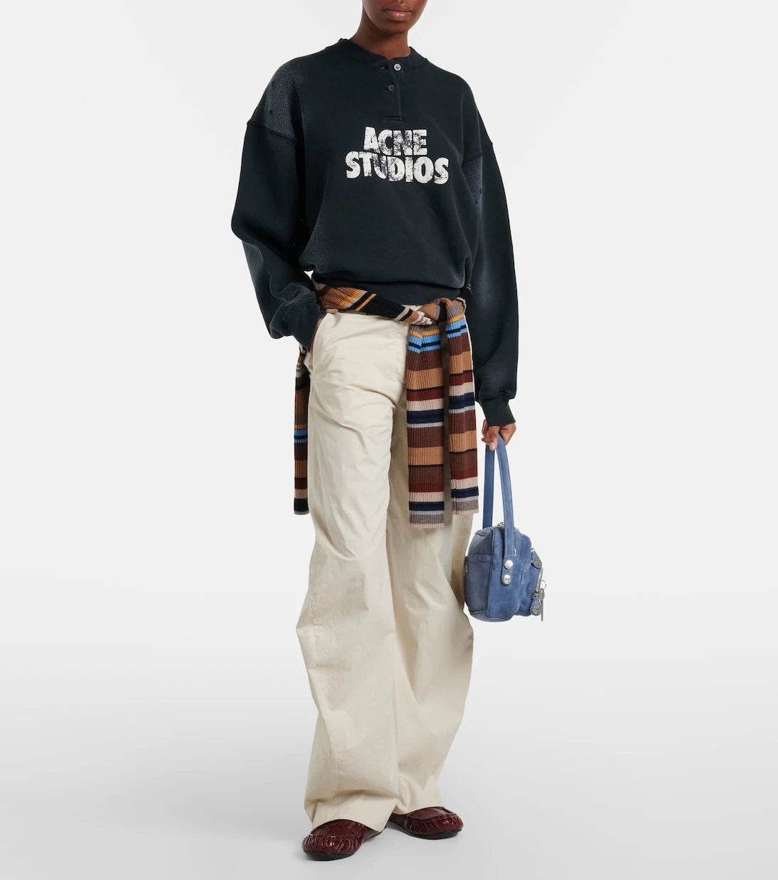 Acne Studios - Patty cotton barrel-leg pants