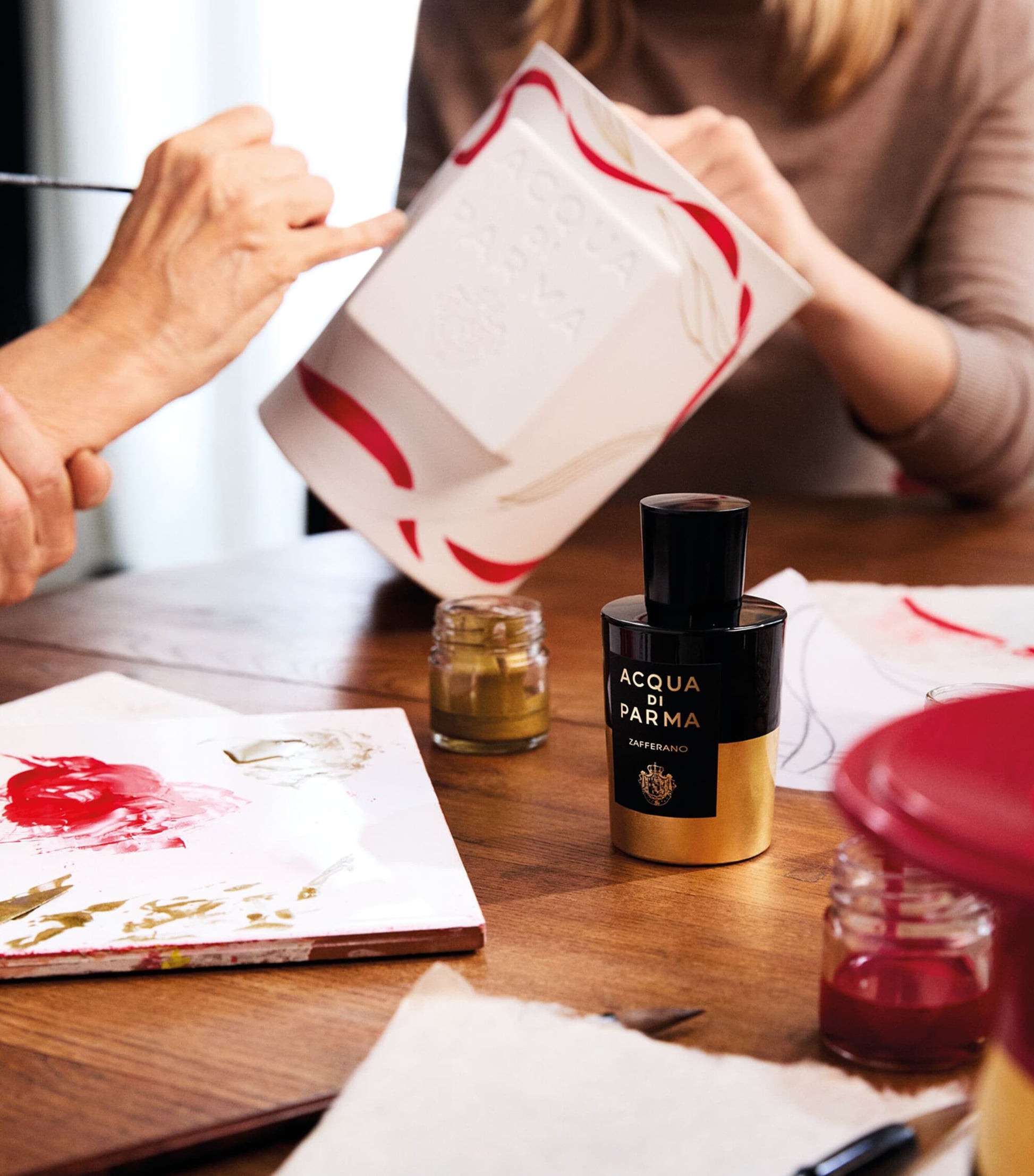 Legàmi Chapeau! Zafferano And Luce di Rosa Scented Candle Set