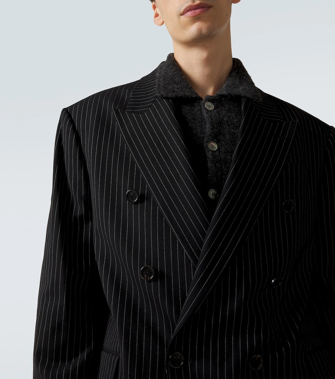 Acne Studios - Striped double-breasted blazer