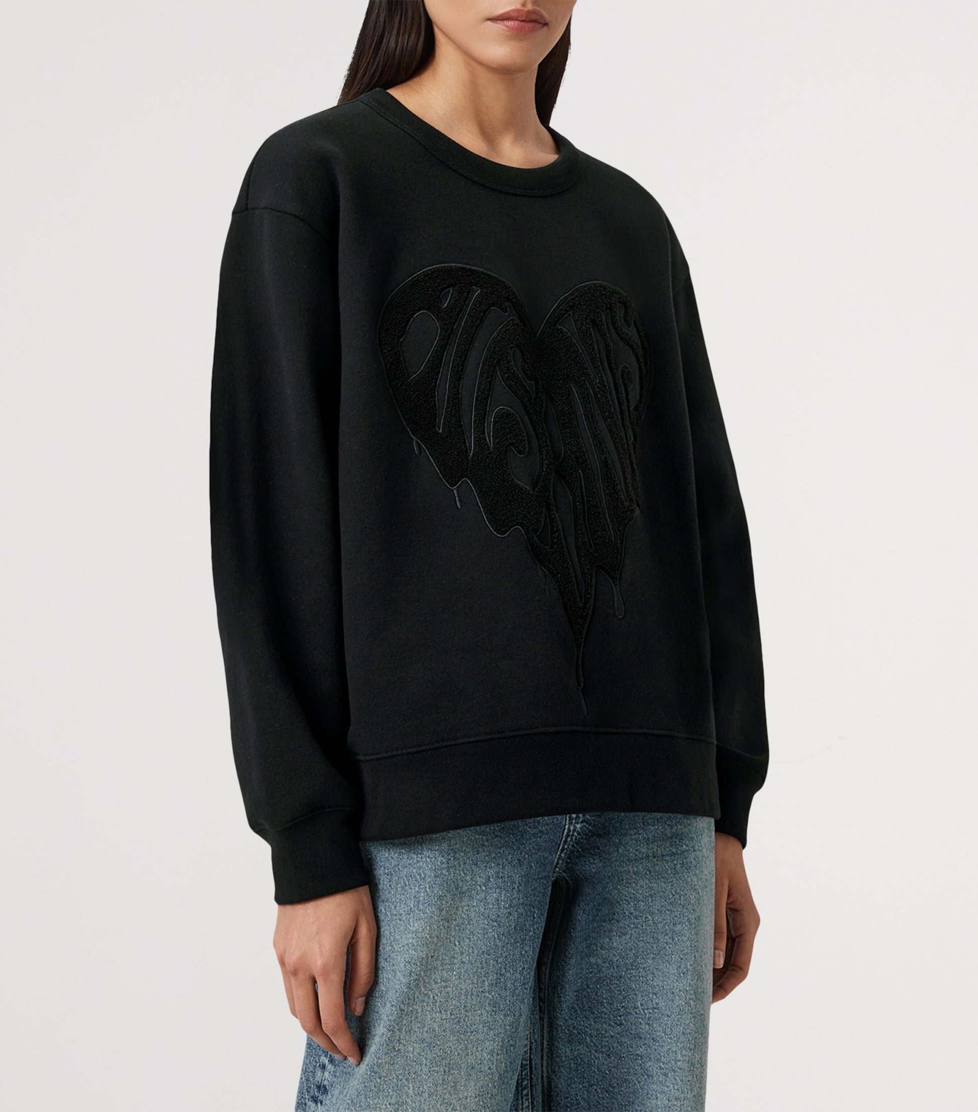 Organic Cotton Piper Sweatshirt BLACK