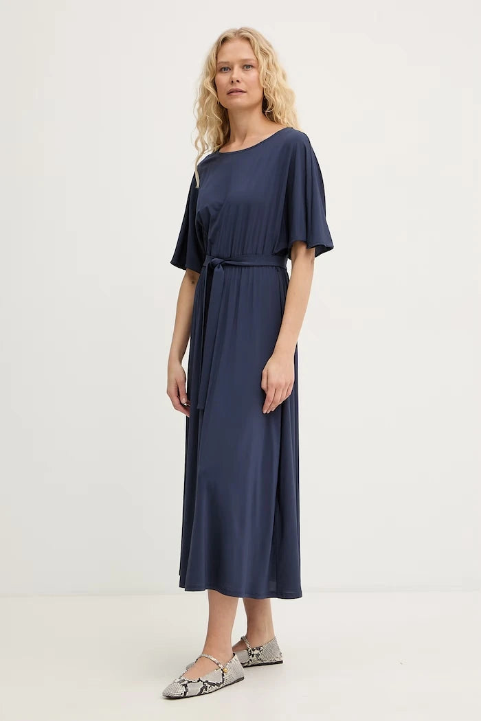 Weekend Max Mara рокля с вискоза DIVO