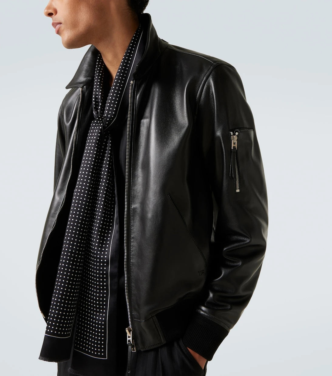 Tom Ford - Leather blouson jacket