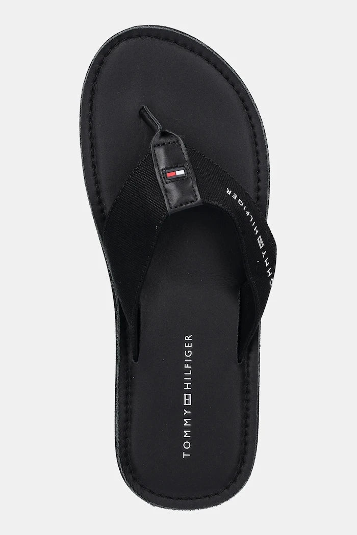 Джапанки Tommy Hilfiger HILFIGER LEATHER BEACH SANDAL