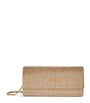 Satin Crystal-Embellished Perry Clutch Bag