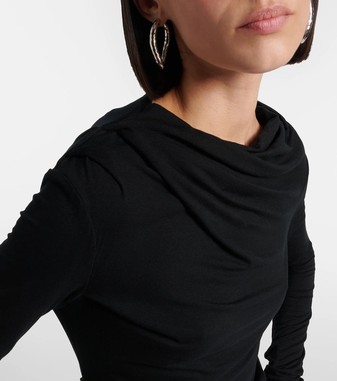 Entire Studios - Draped jersey top