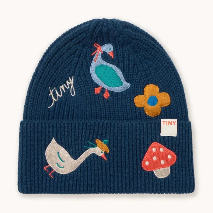 Çocuklar için yün beanie şapka WINTER POND BEANIE