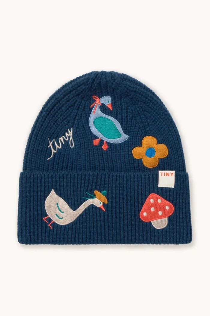 Çocuklar için yün beanie şapka WINTER POND BEANIE