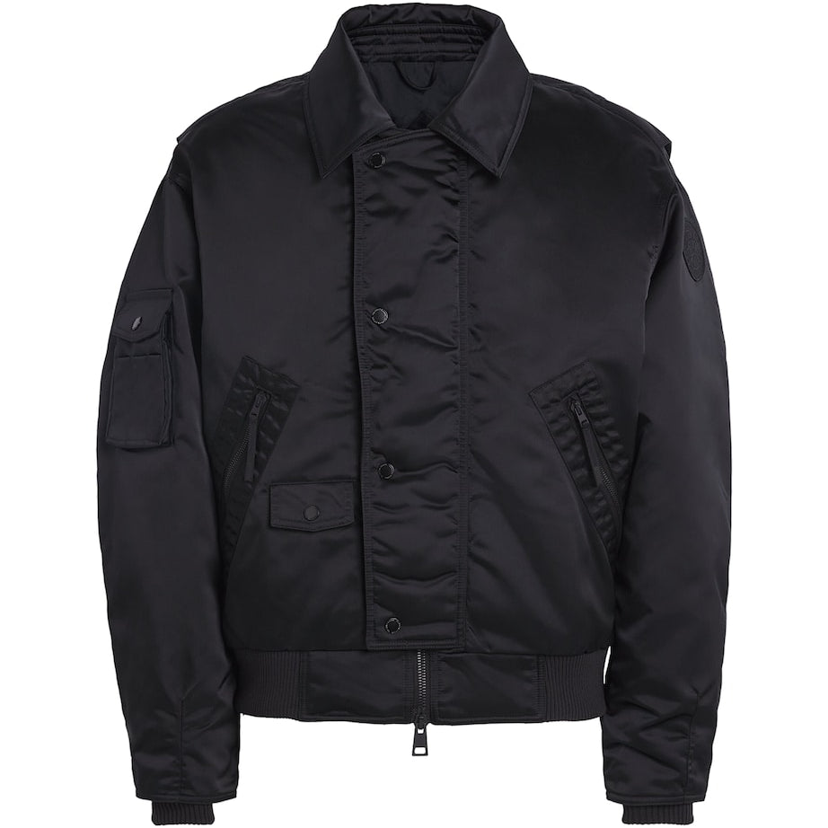 Canada Goose Black Down Seguin Aviator Bomber Jacket