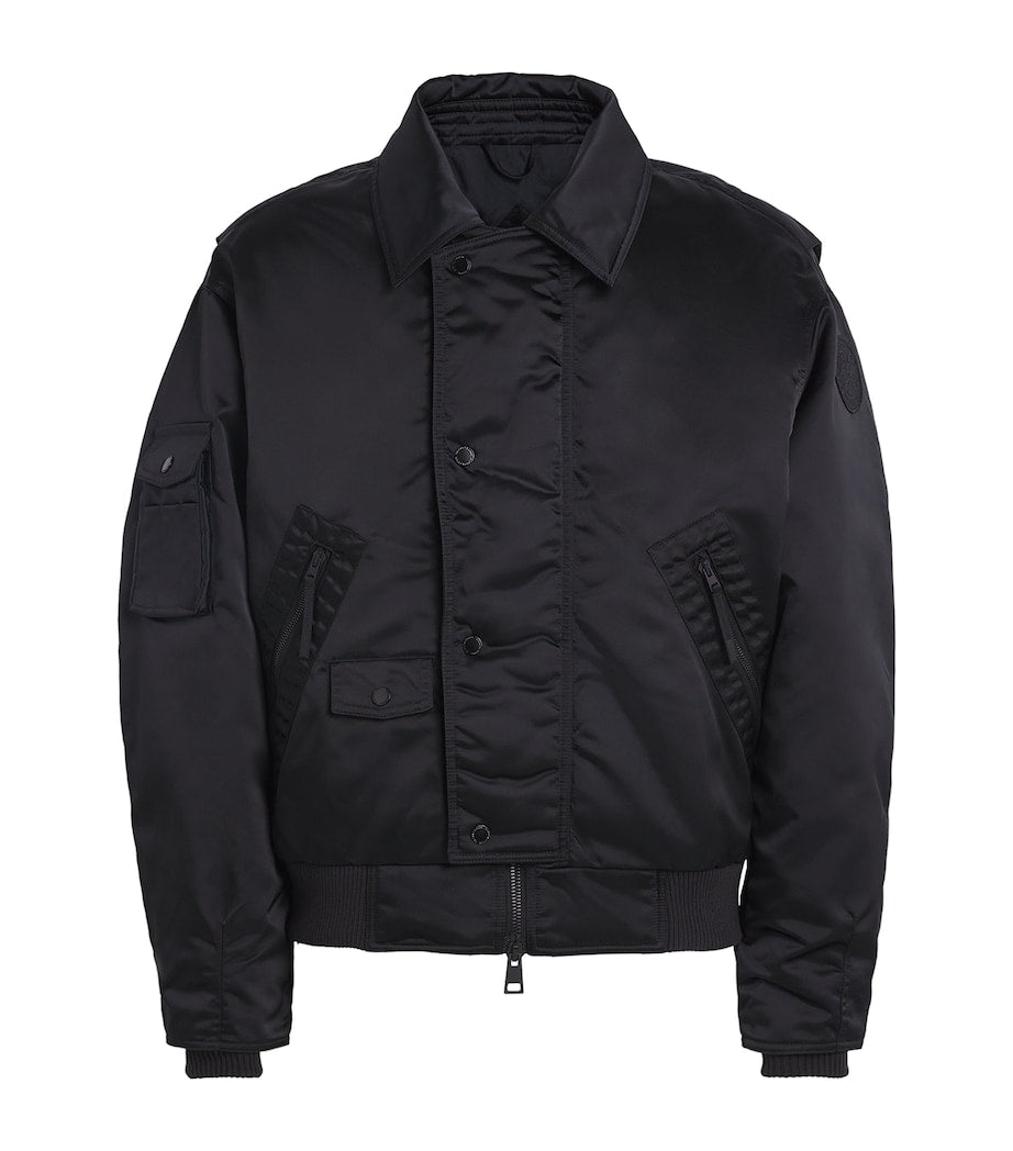 Canada Goose Black Down Seguin Aviator Bomber Jacket