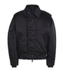 Black Down Seguin Aviator Bomber Jacket