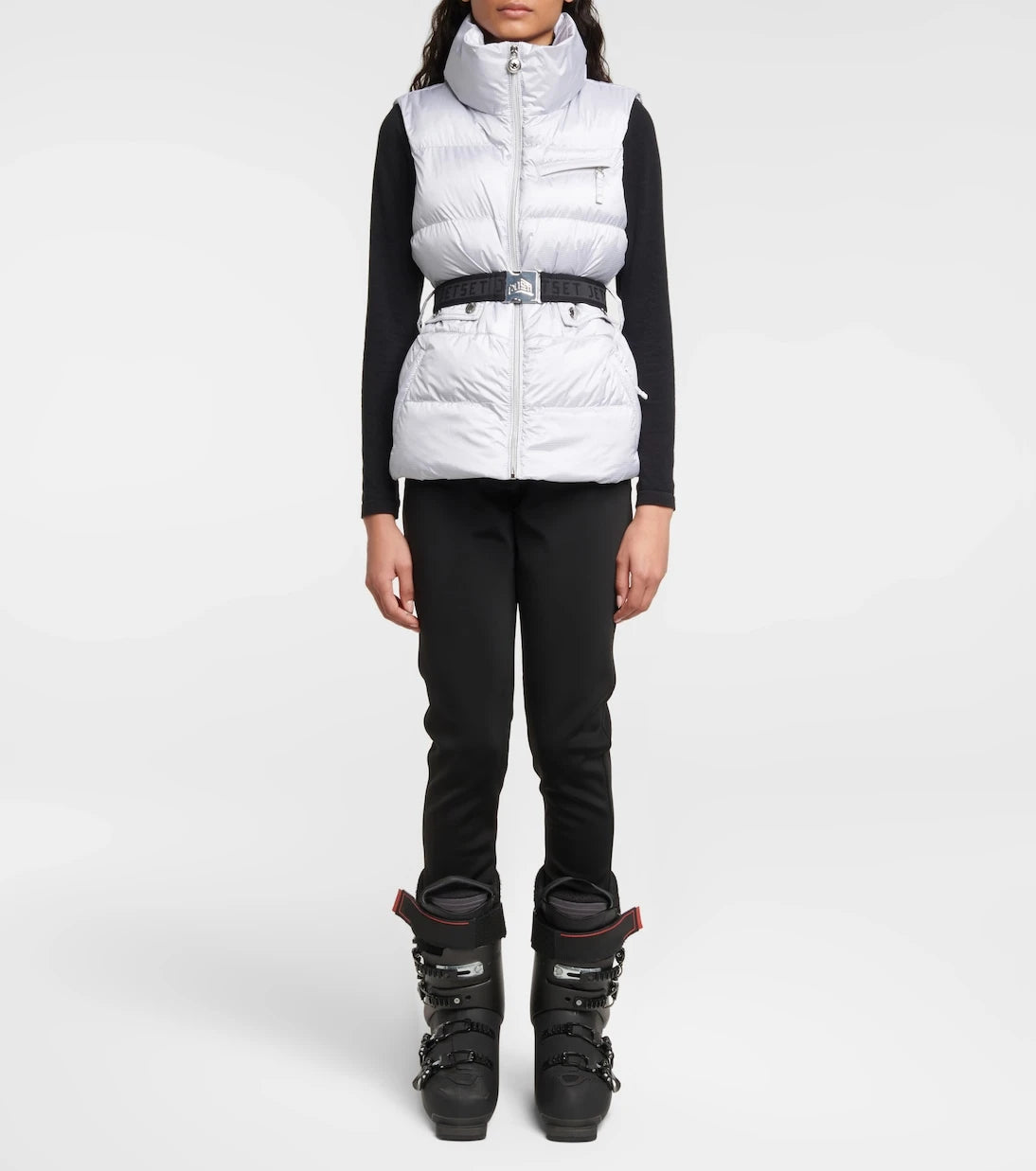Jet Set - Clara Glam belted puffer vest