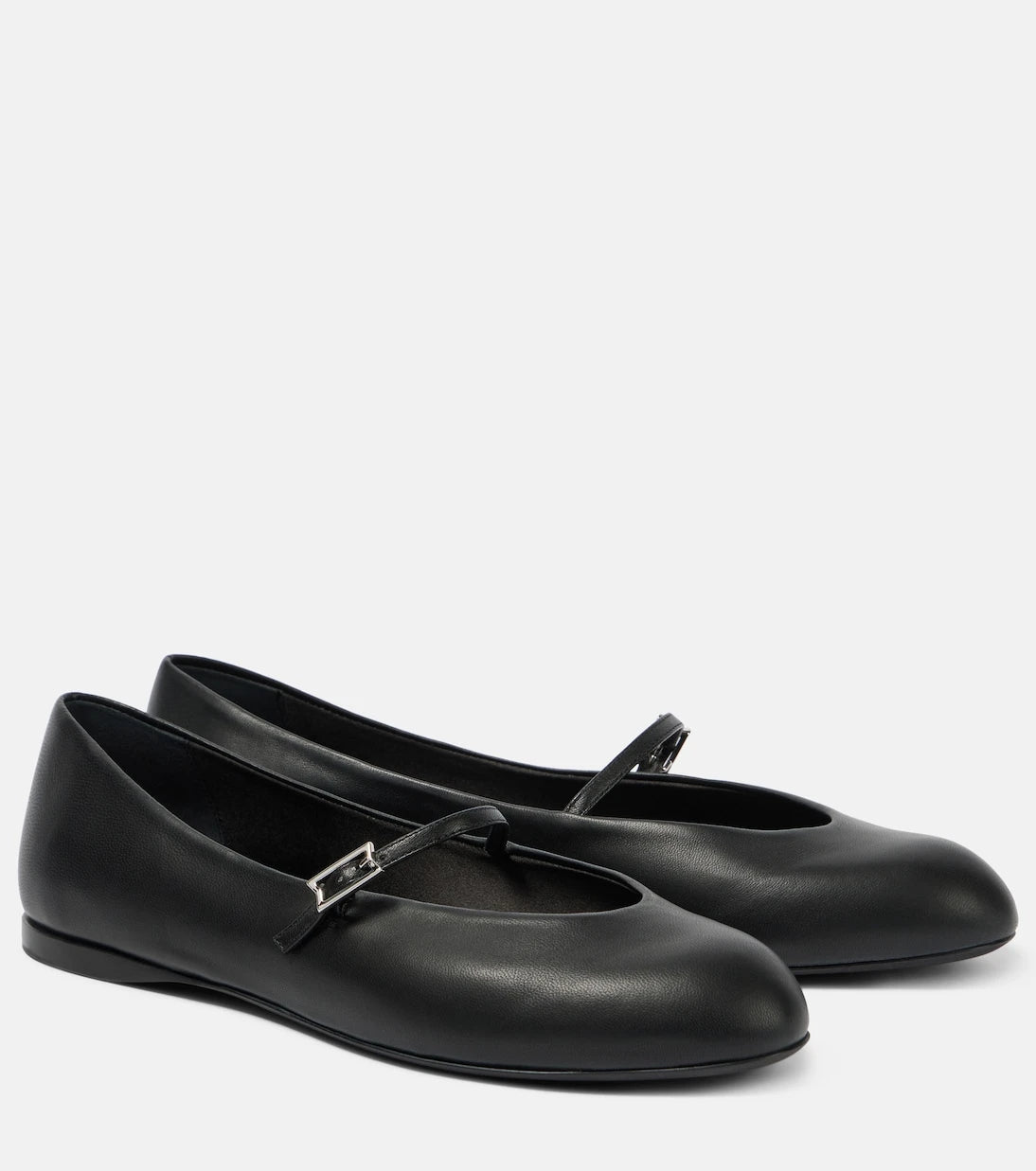 Max Mara - Leather Mary Jane ballet flats