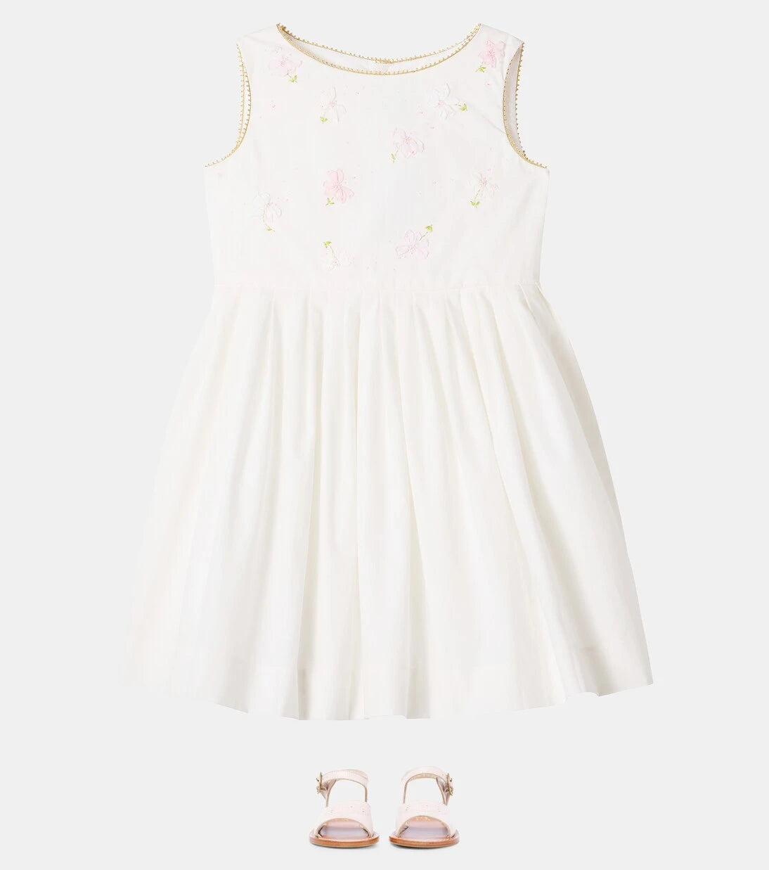 Bonpoint - Alina floral cotton poplin dress