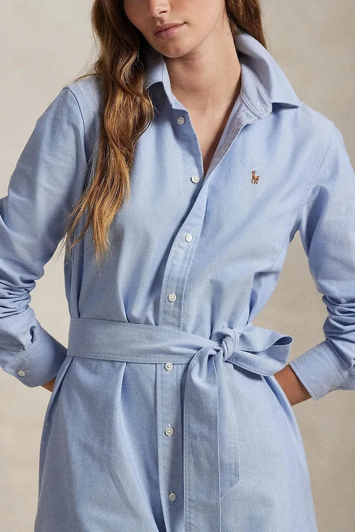 Памучна рокля Polo Ralph Lauren