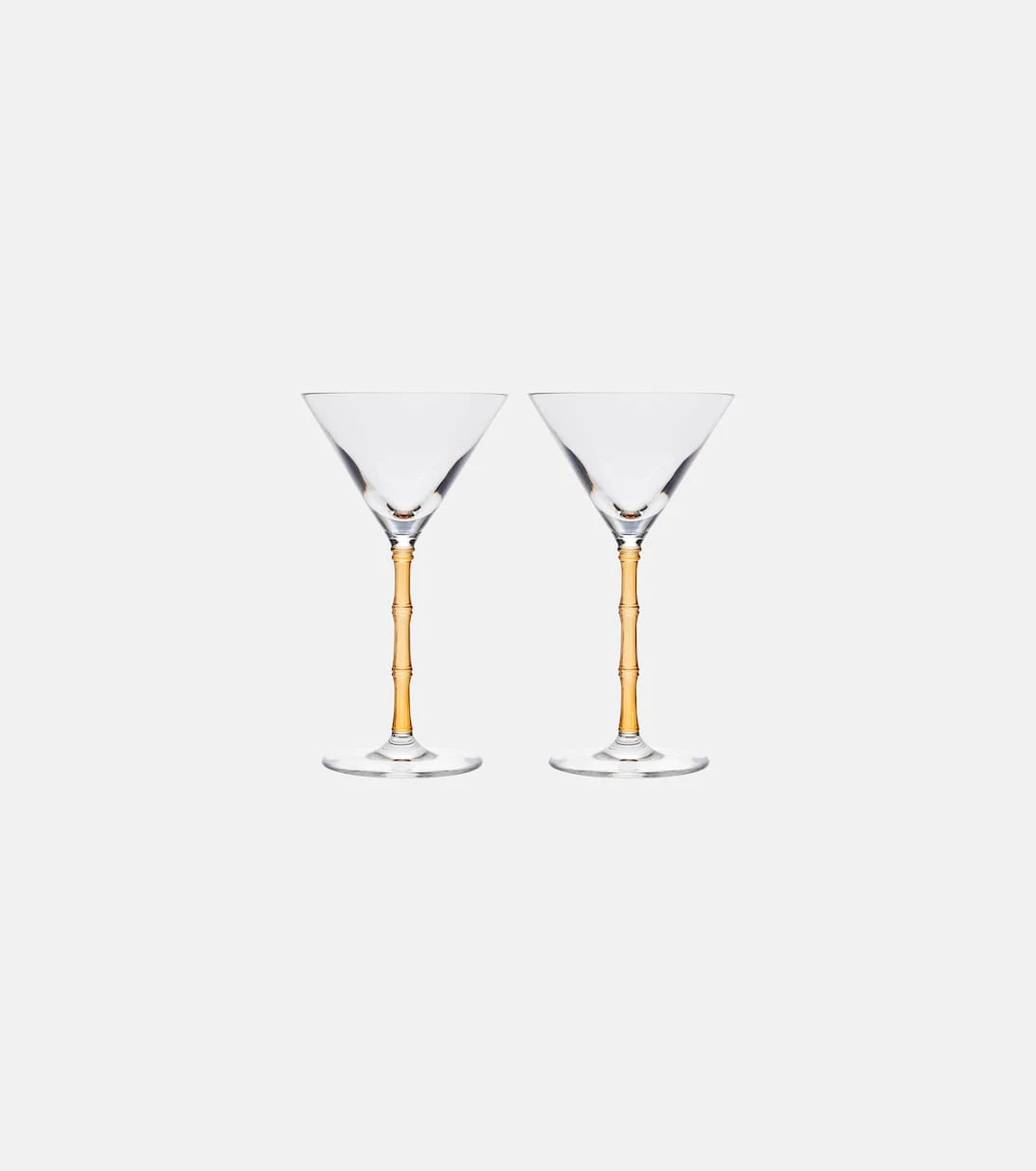 La DoubleJ - Bamboo set of 2 martini glasses