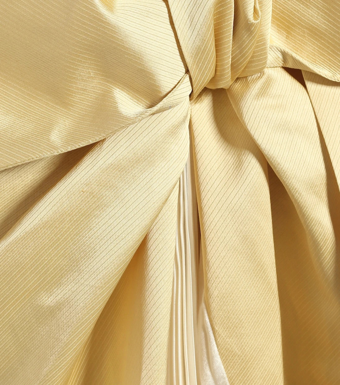 Marni - Twist bow satin midi dress