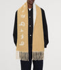 Burberry Alpaca-Blend Reversible Logo Scarf