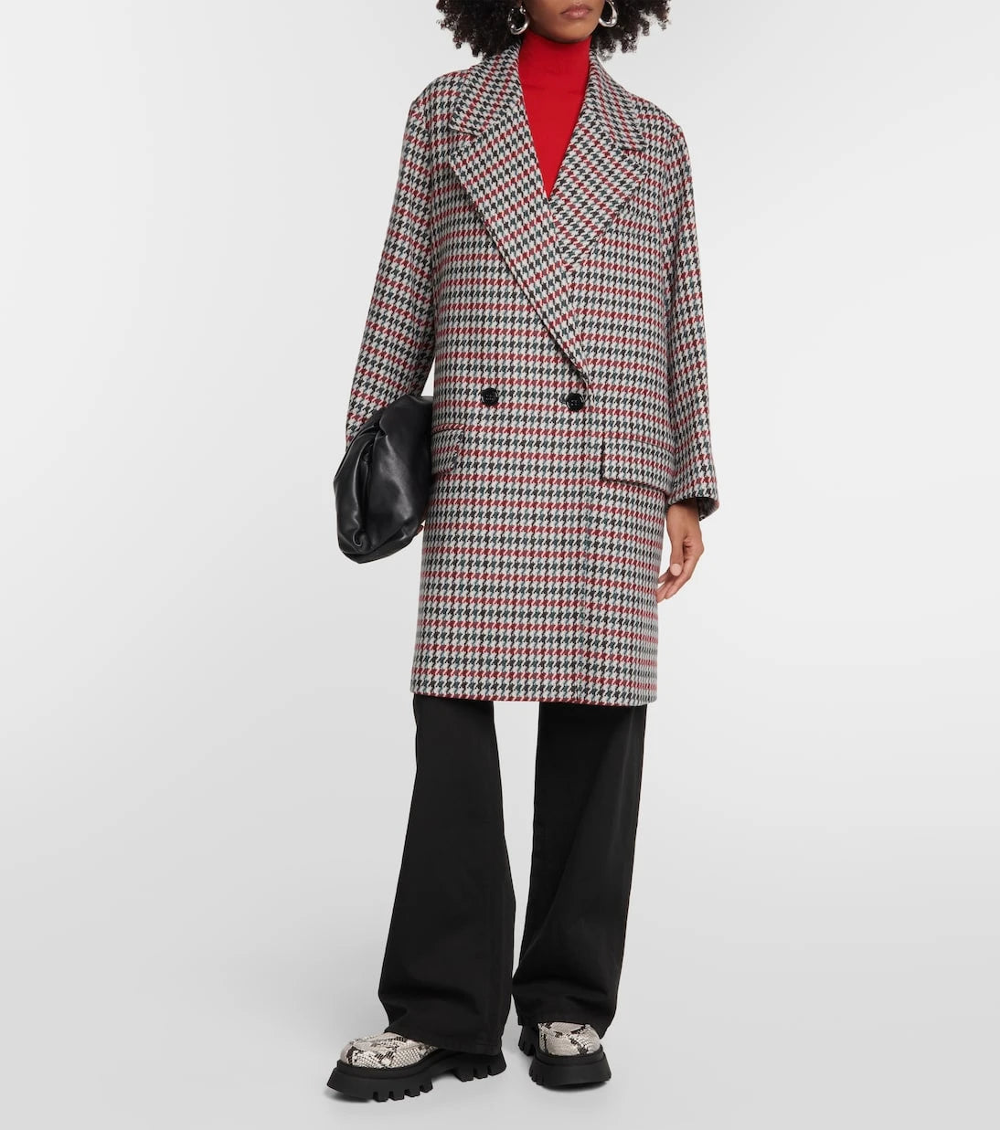 Dorothee Schumacher - Vichy wool-blend coat