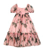 Dolce & Gabbana Kids Multi Silk-Blend Floral Dress (8-12+ Years)