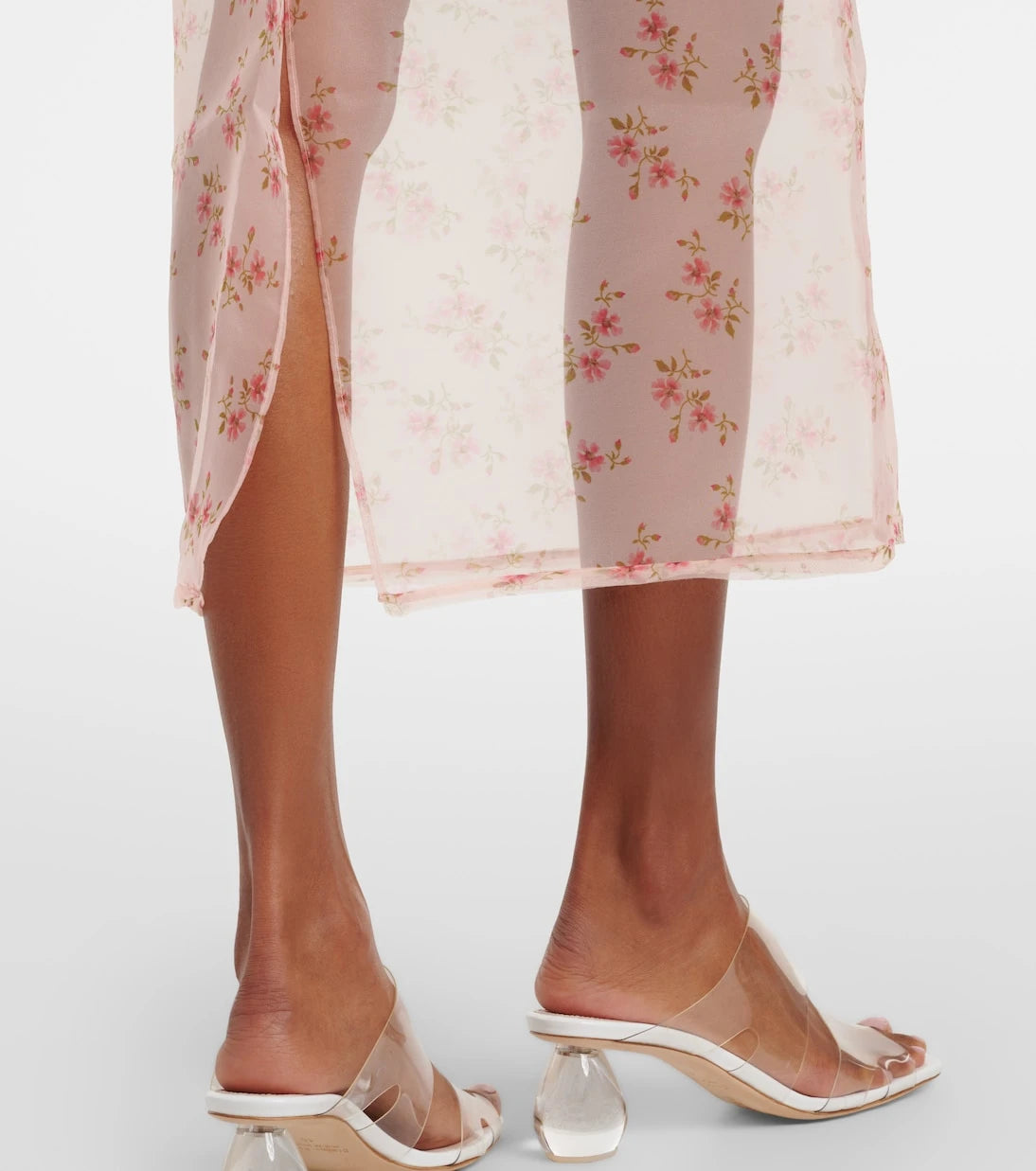 Simone Rocha - Floral midi skirt