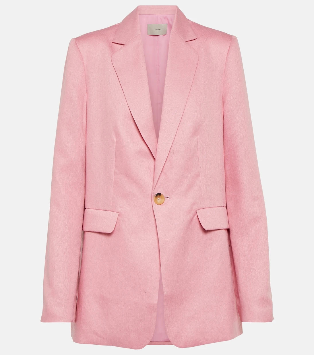 Asceno - Azores single-breasted linen blazer