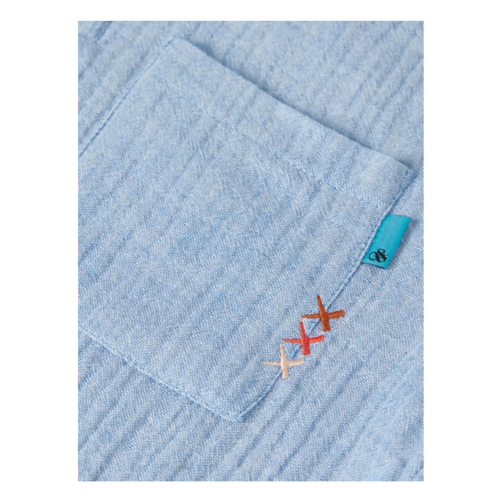 Scotch & Soda - Polo Chambray shirt | Light Blue