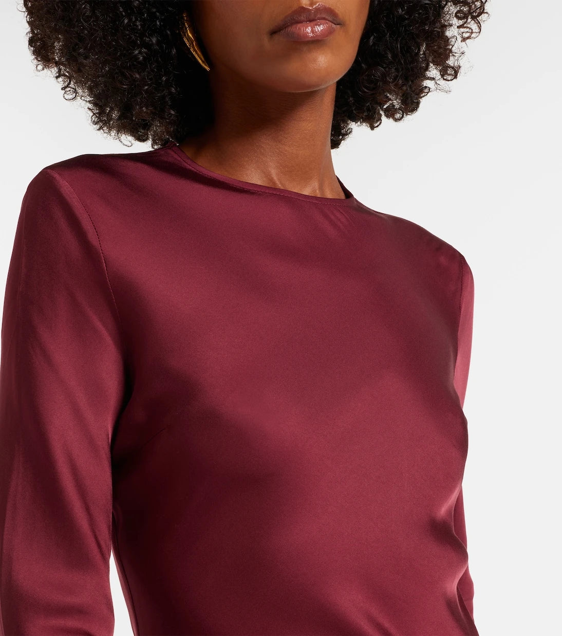 Rotate - Signe satin gown