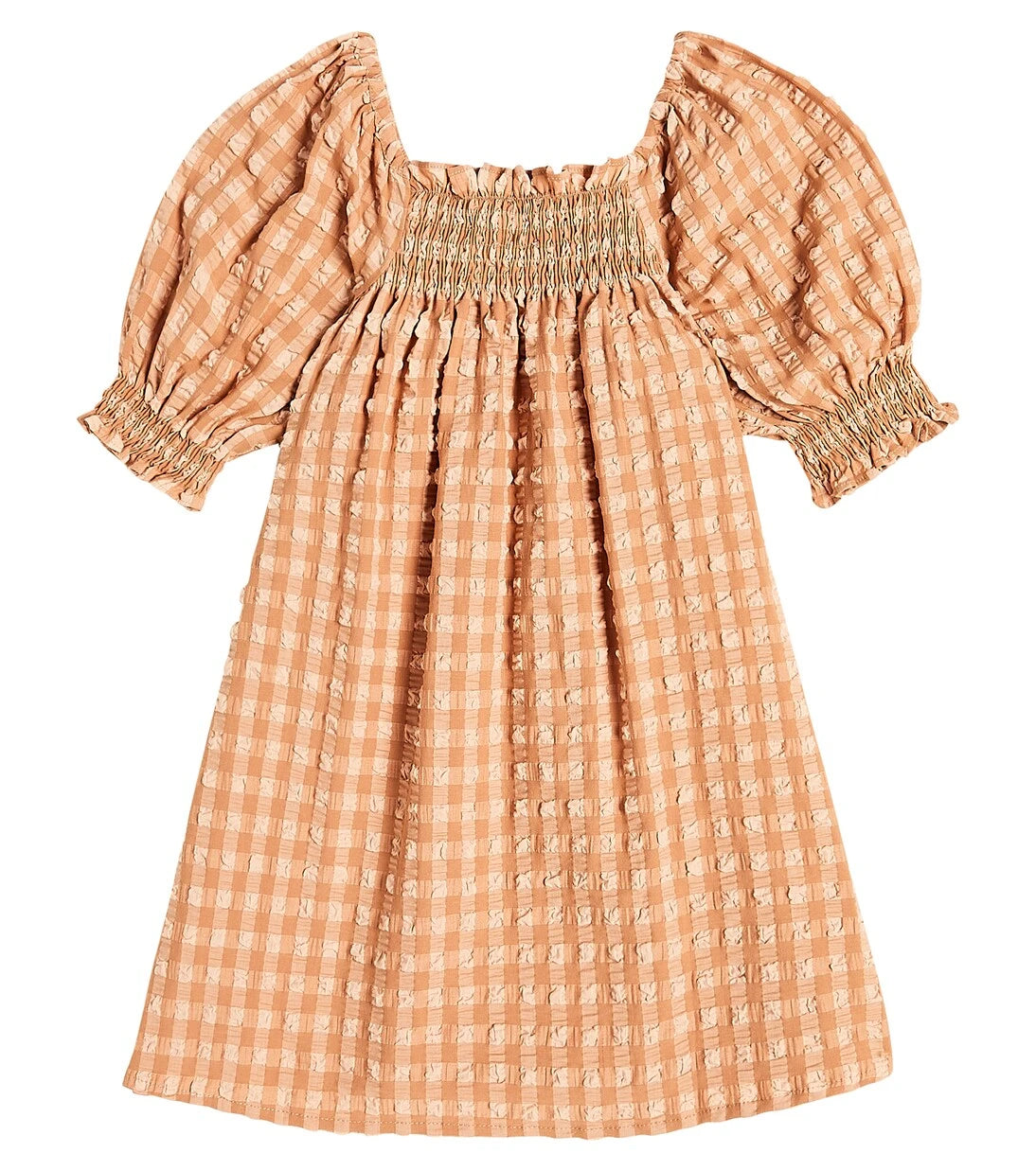 The New Society - Canyon checked cotton-blend dress