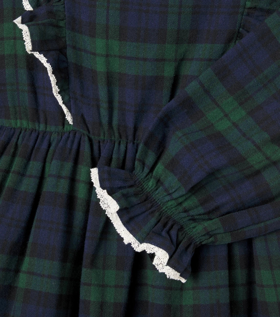 C'era Una Volta - Bella checked ruffled cotton dress