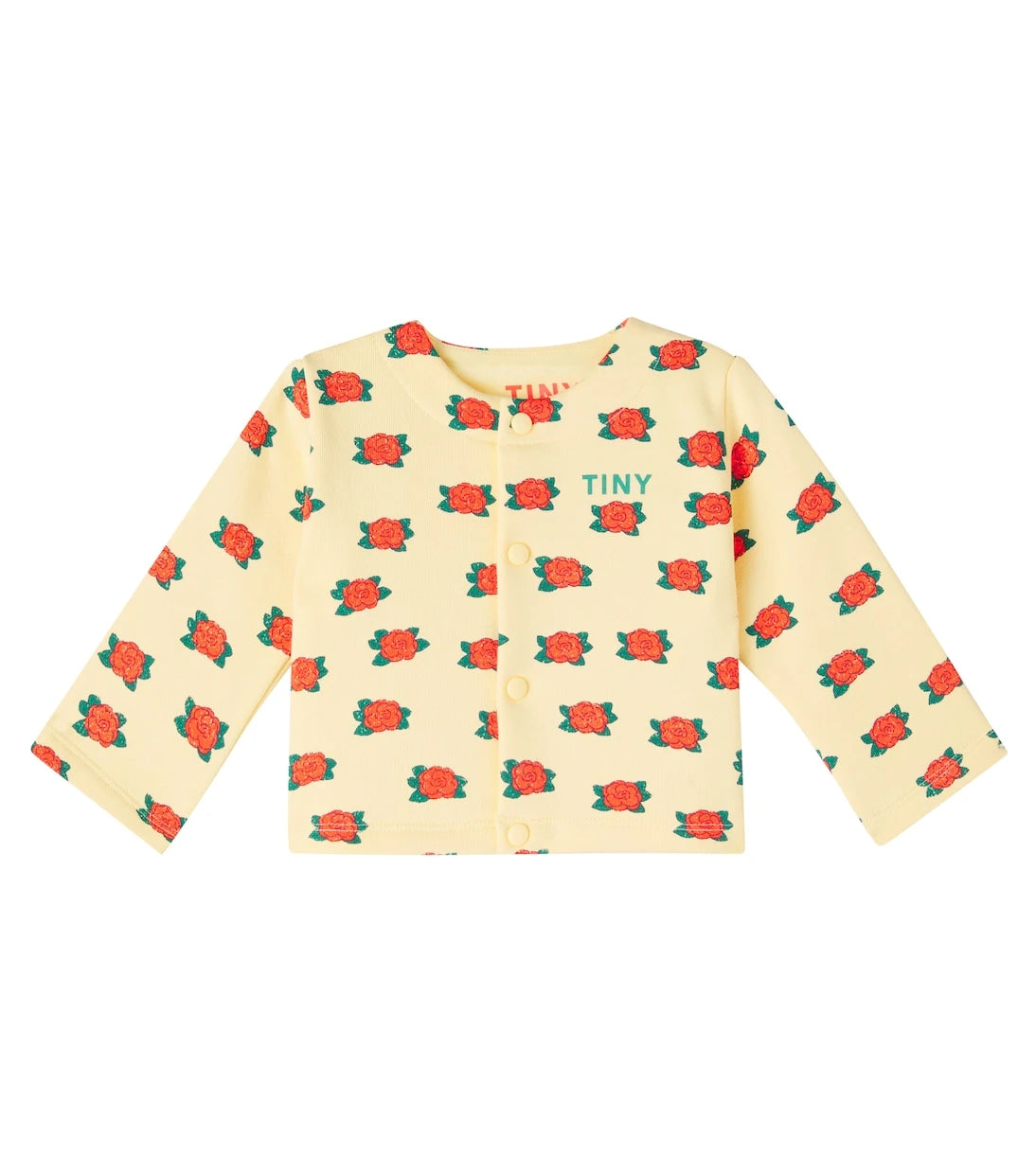 Tinycottons - Baby floral cotton jersey cardigan