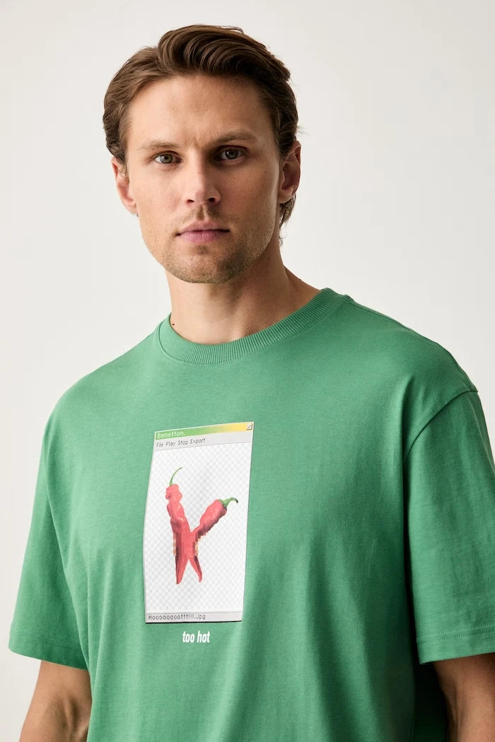 United Colors of Benetton pamuklu erkek tişört
