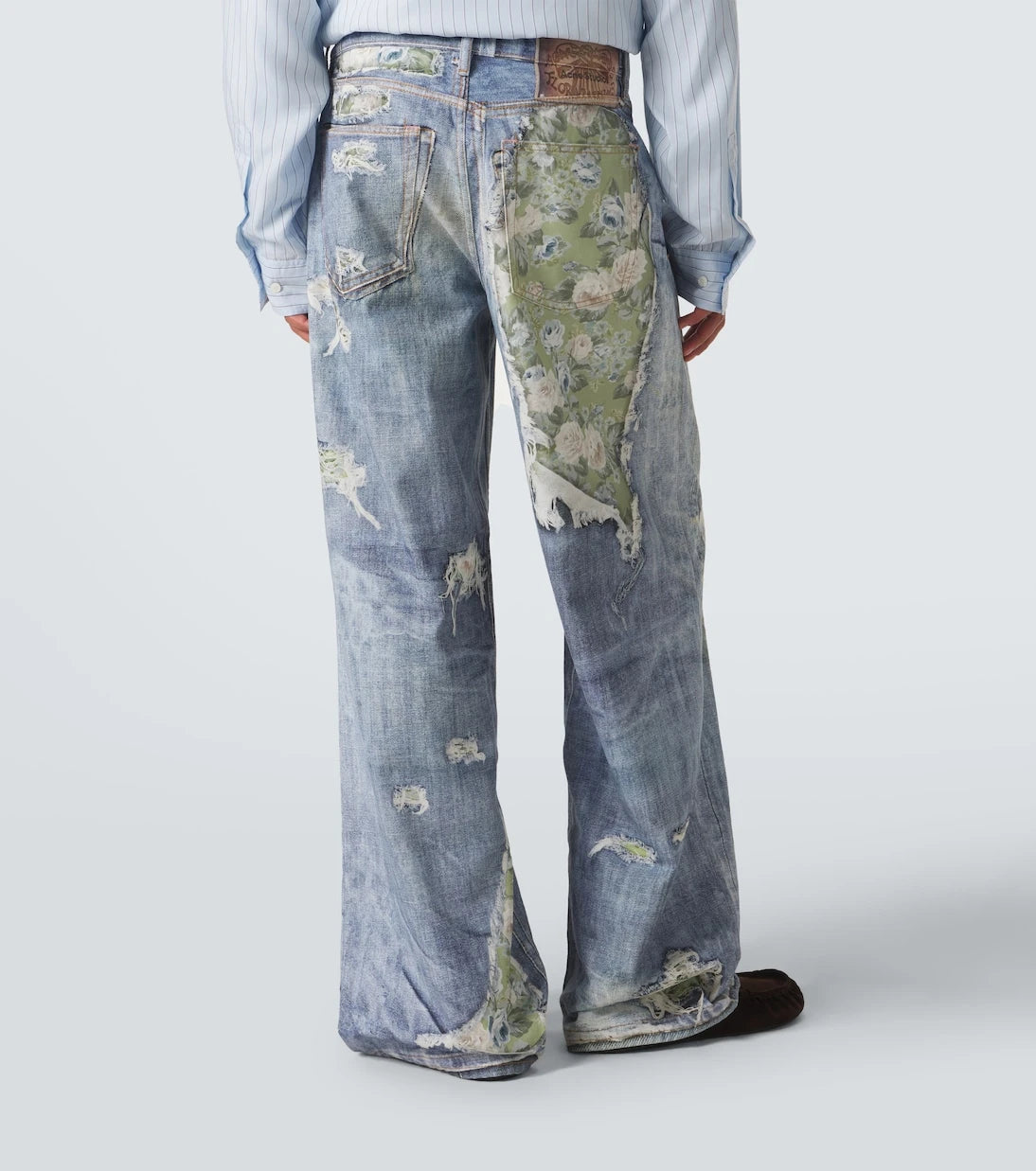 Acne Studios - 1981 trompe l’œil wide-leg jeans
