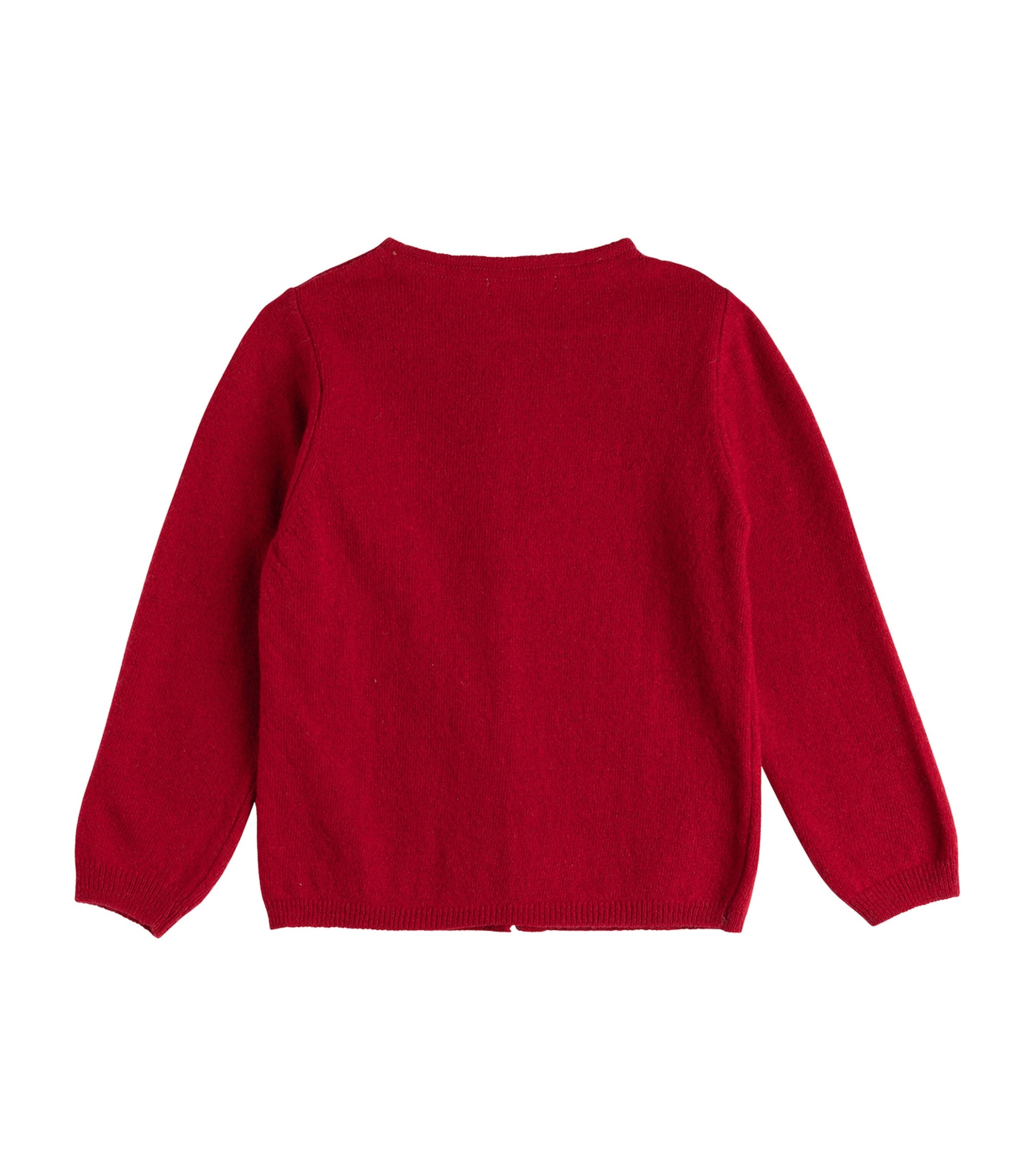Wool-Blend Velvet-Bow Cardigan (6-11 Years)
