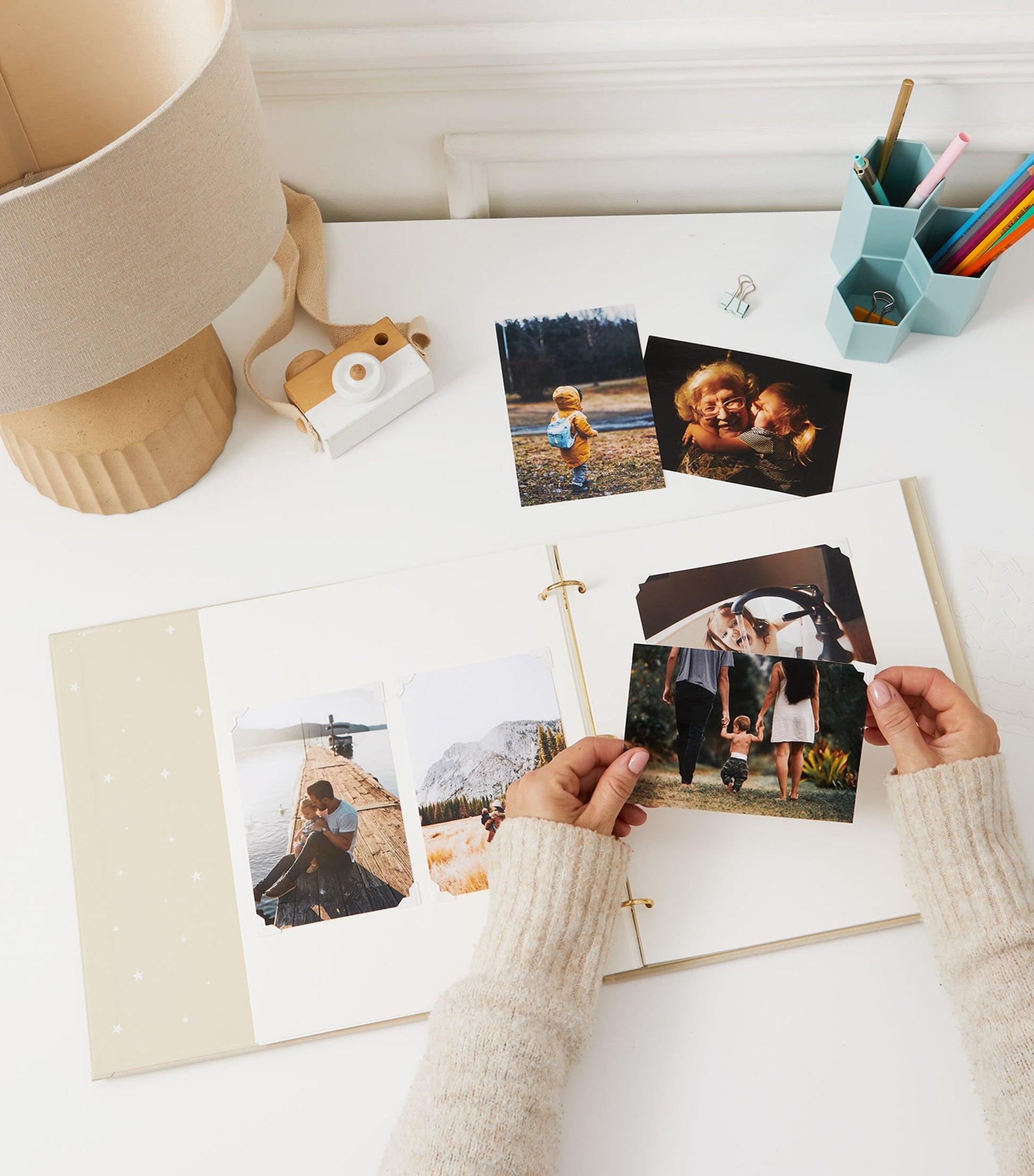 Blush and Gold My Toddler Years Photo Album